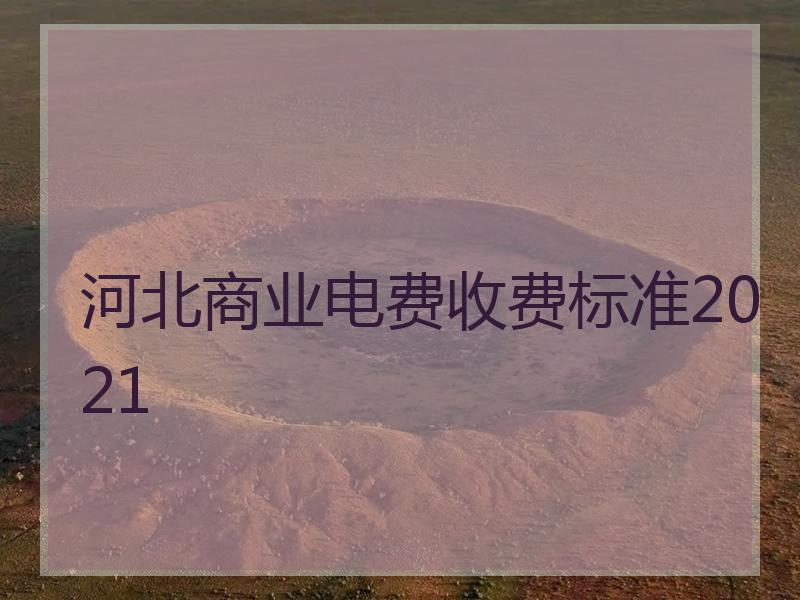 河北商业电费收费标准2021