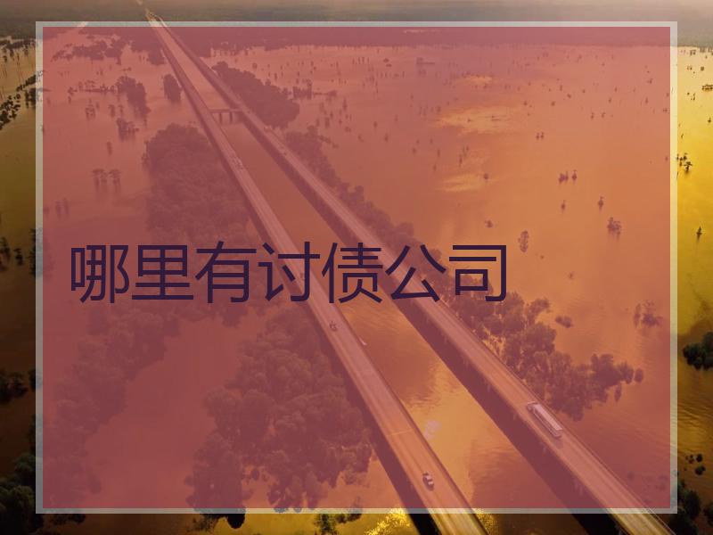 哪里有讨债公司