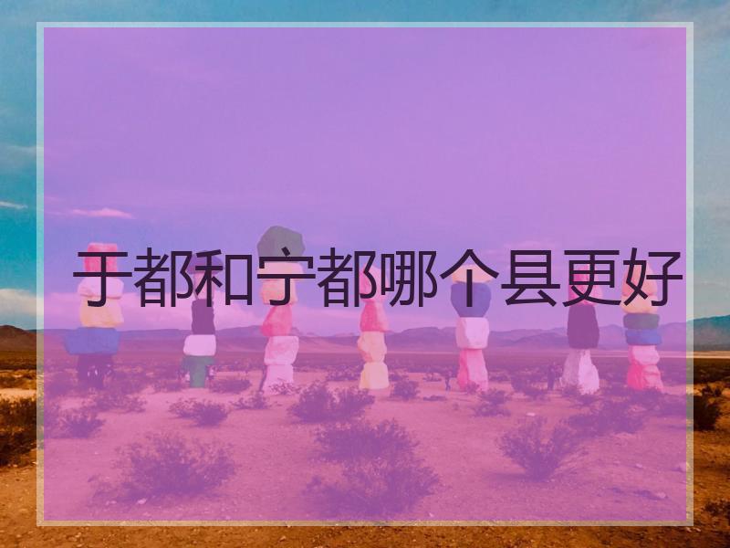 于都和宁都哪个县更好