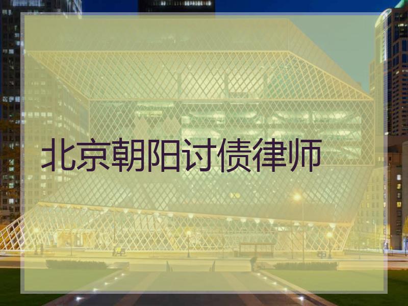 北京朝阳讨债律师