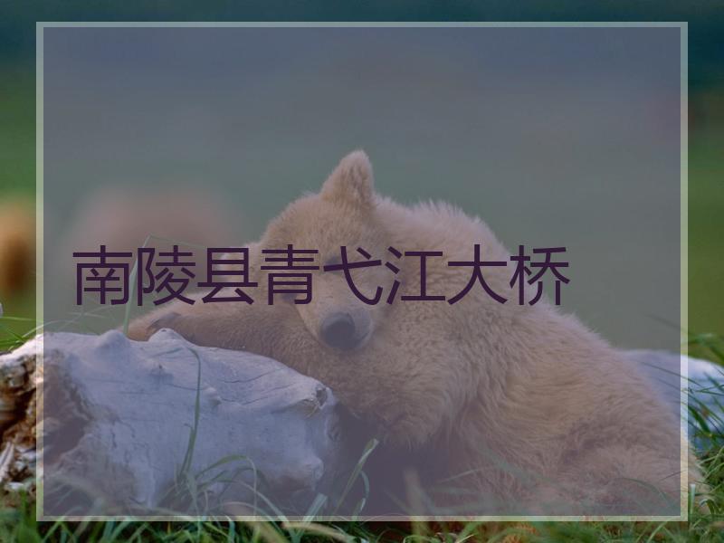 南陵县青弋江大桥
