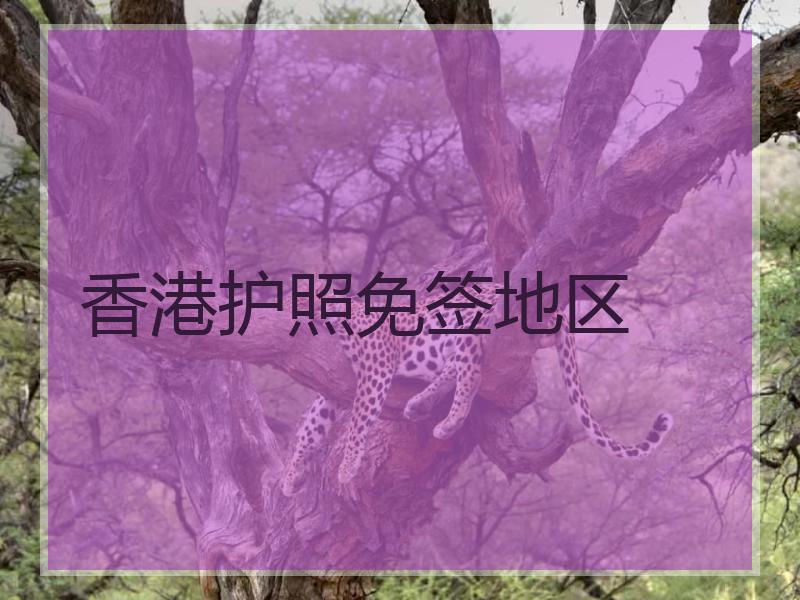 香港护照免签地区