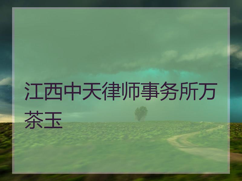 江西中天律师事务所万茶玉