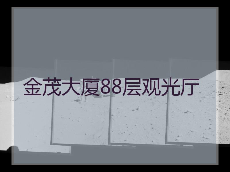 金茂大厦88层观光厅