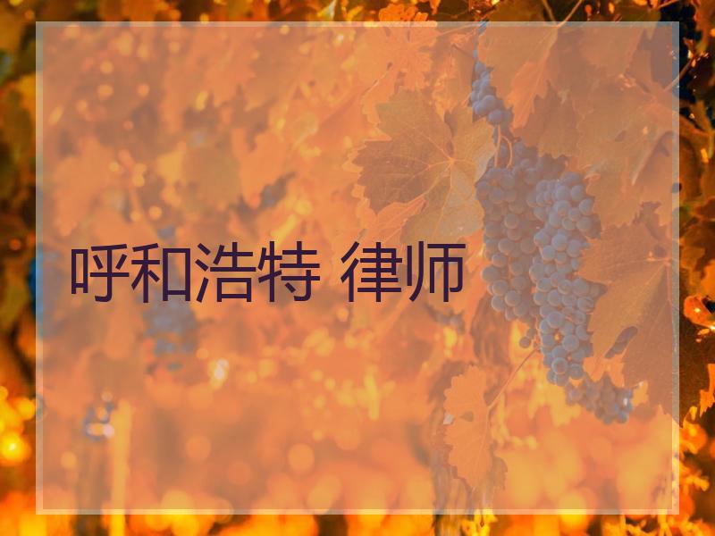 呼和浩特 律师