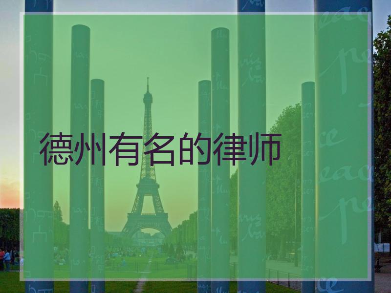 德州有名的律师