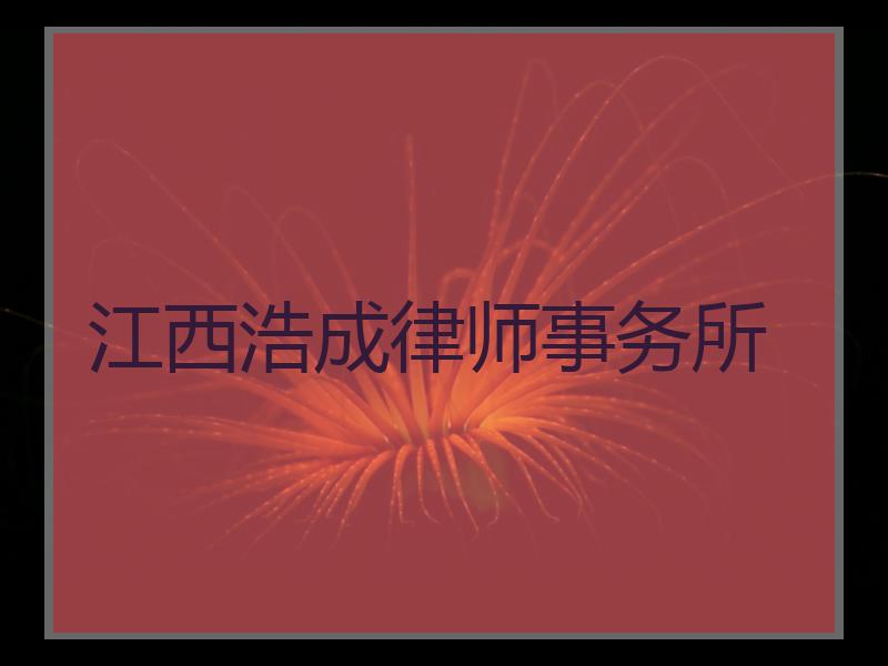 江西浩成律师事务所