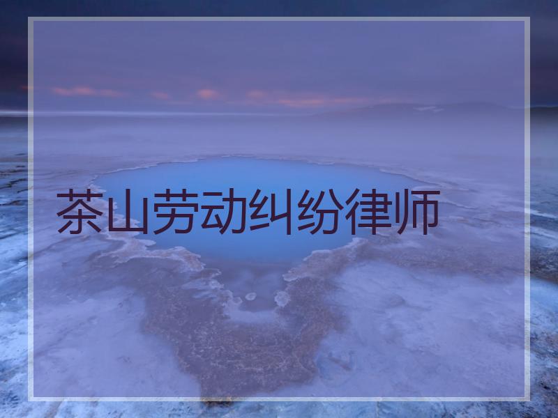 茶山劳动纠纷律师