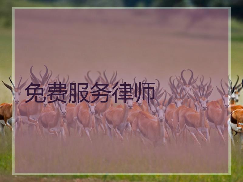 免费服务律师