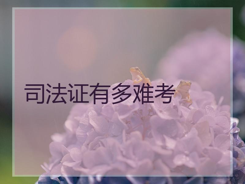 证有多难考