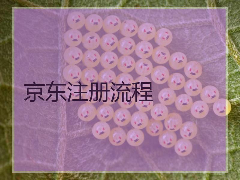 京东注册流程