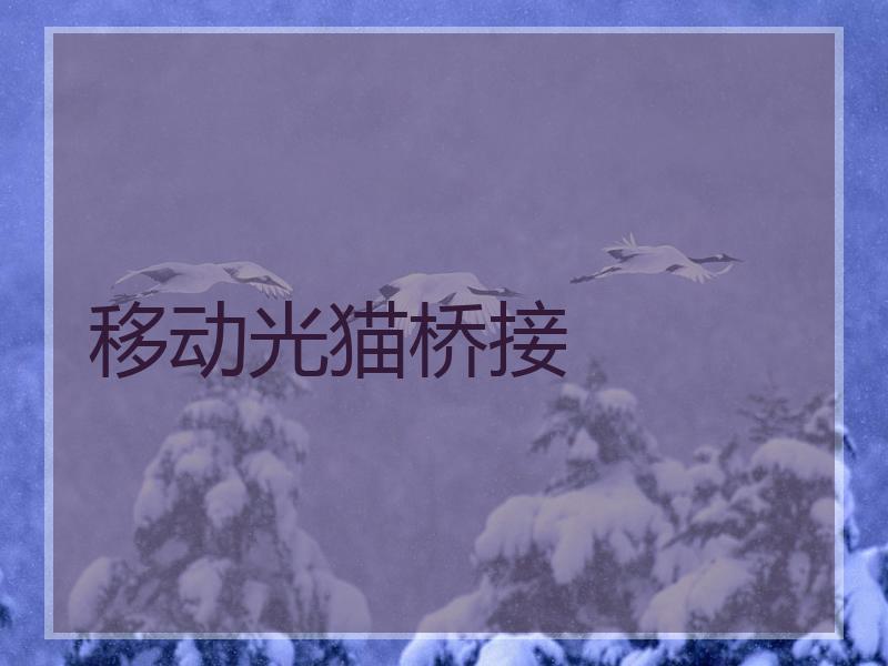 移动光猫桥接