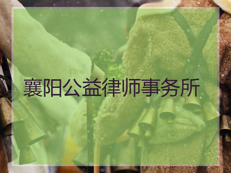 襄阳公益律师事务所