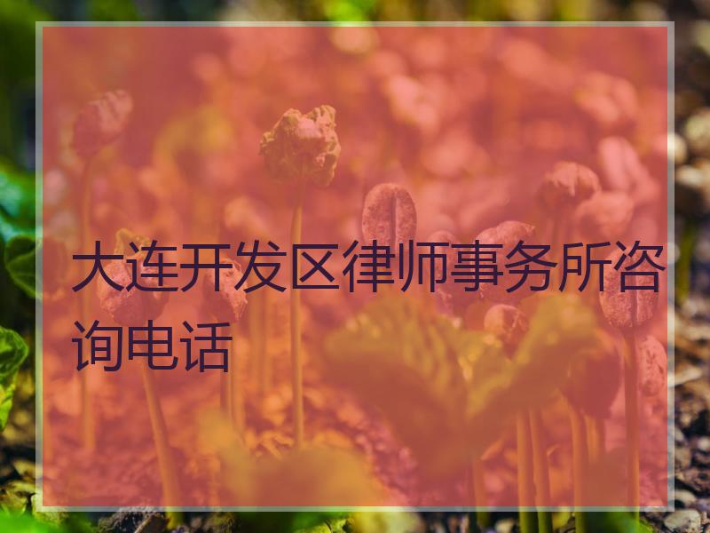 大连开发区律师事务所咨询电话