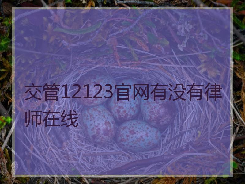 交管12123官网有没有律师在线