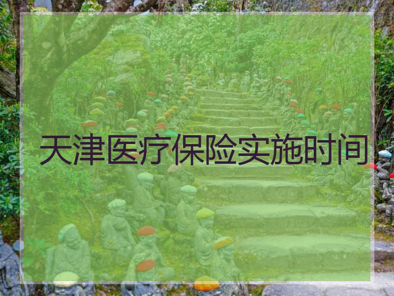 天津医疗保险实施时间