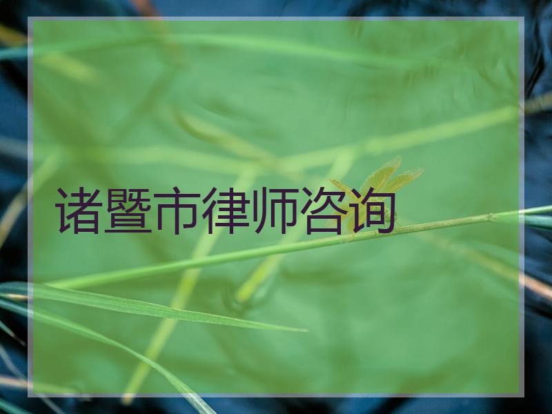 诸暨市律师咨询