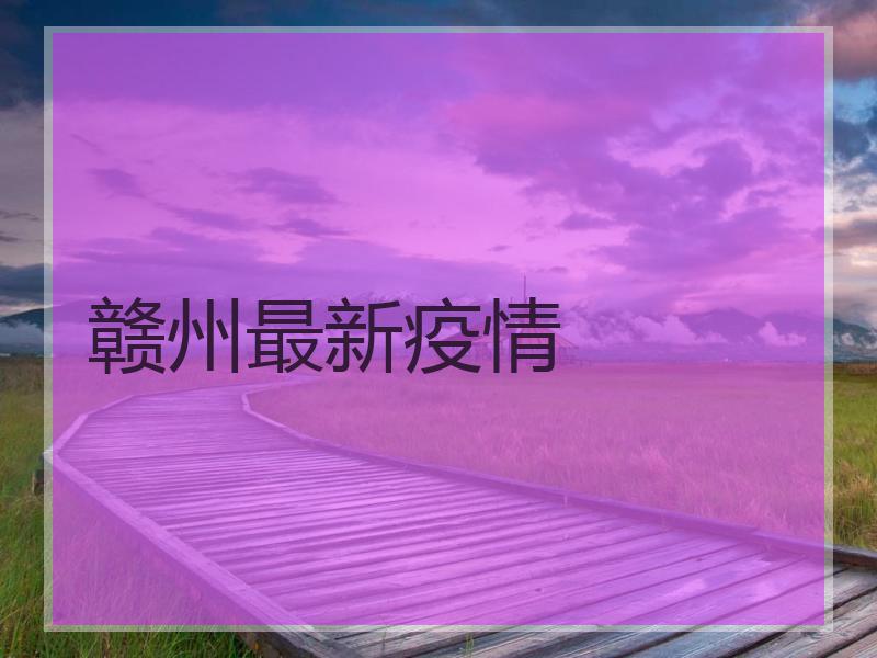 赣州最新疫情