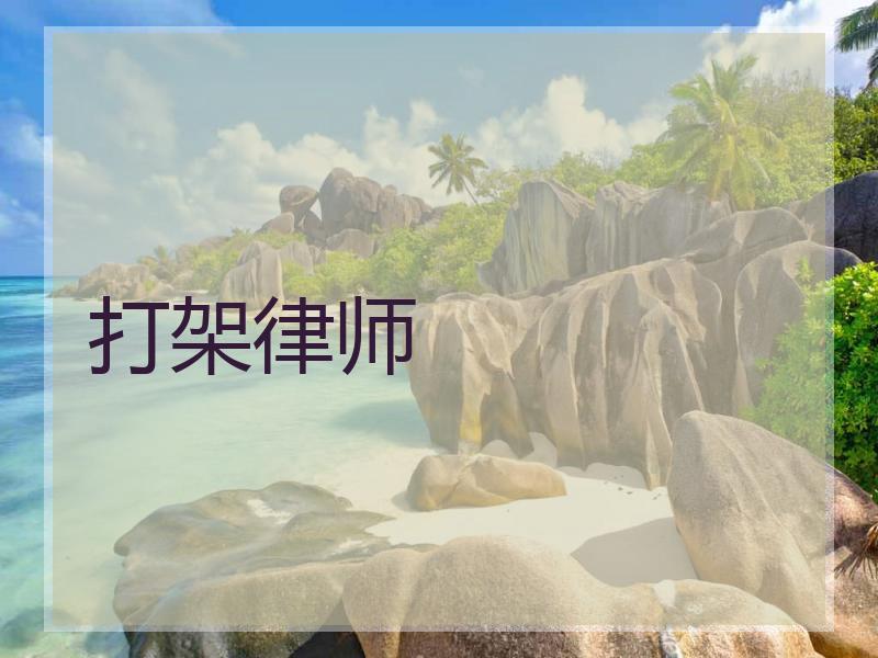 打架律师