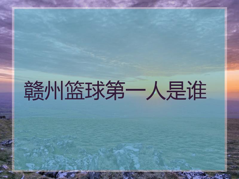 赣州篮球第一人是谁
