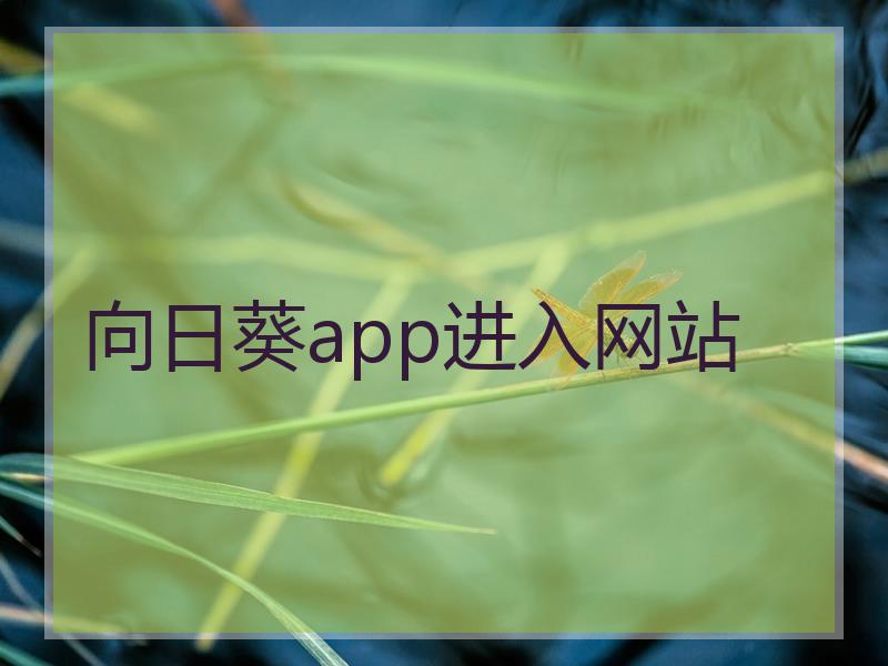 向日葵app进入网站