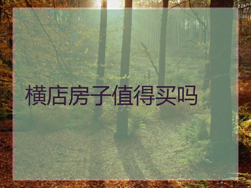 横店房子值得买吗
