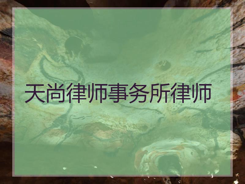 天尚律师事务所律师