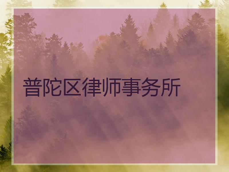 普陀区律师事务所