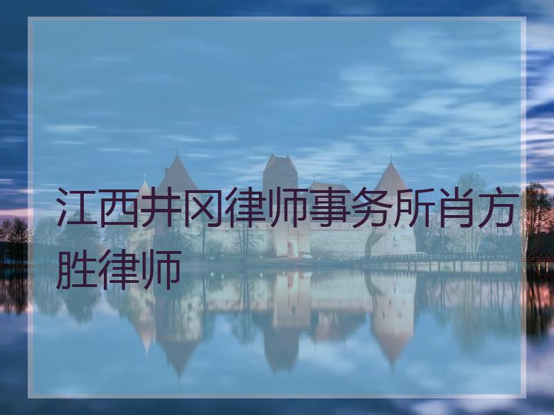 江西井冈律师事务所肖方胜律师