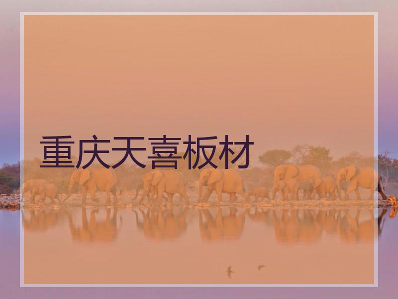 重庆天喜板材