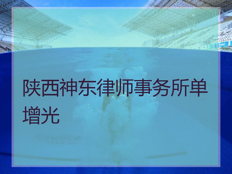 陕西神东律师事务所单增光