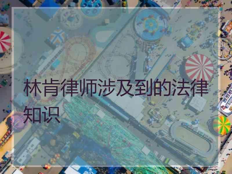 林肯律师涉及到的法律知识