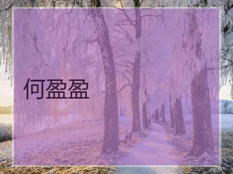 何盈盈