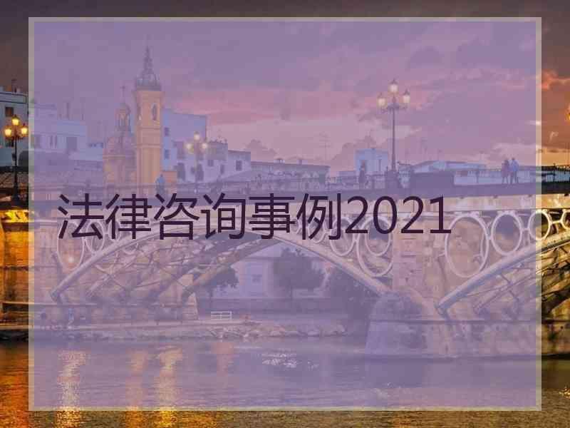 法律咨询事例2021