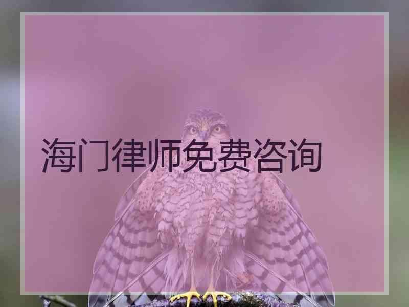 海门律师免费咨询