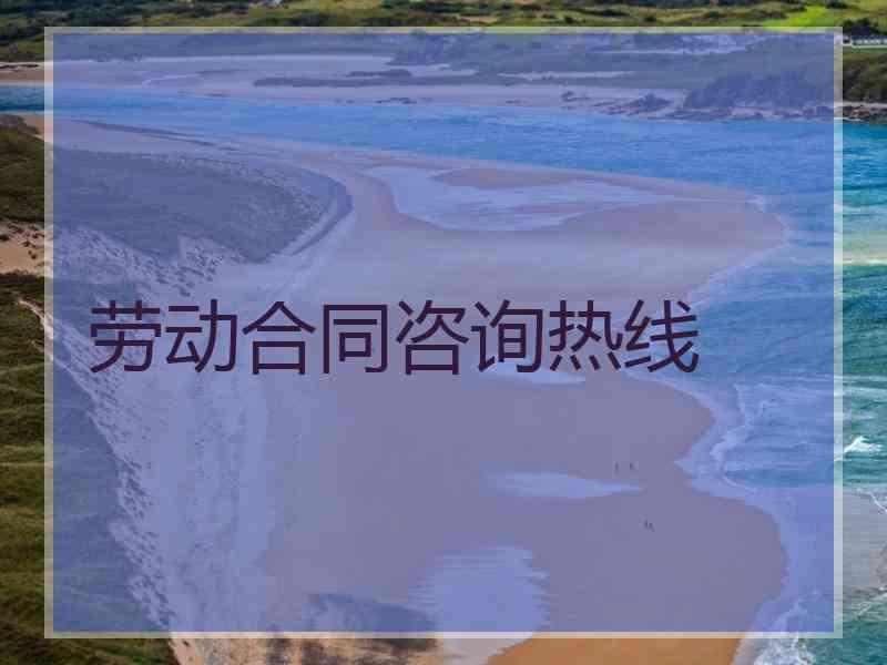 劳动合同咨询热线