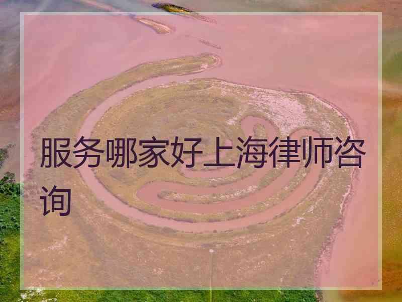 服务哪家好上海律师咨询