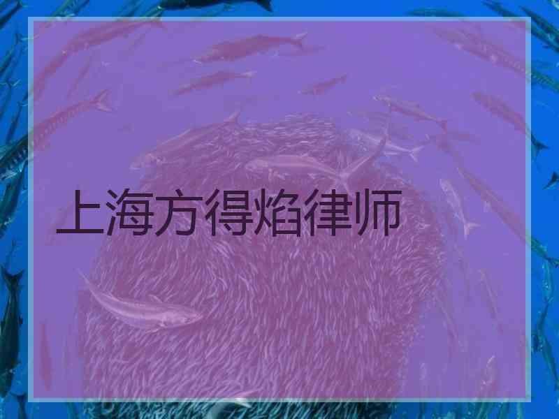 上海方得焰律师