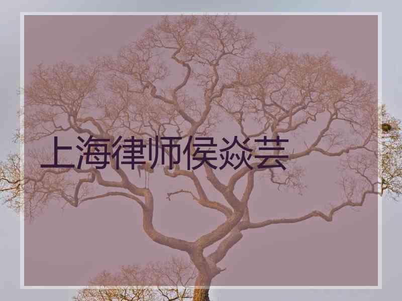 上海律师侯焱芸