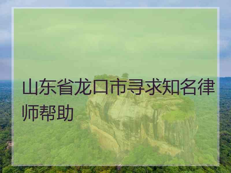 山东省龙口市寻求知名律师帮助