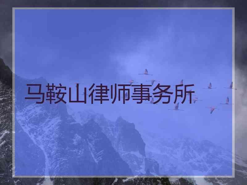 马鞍山律师事务所