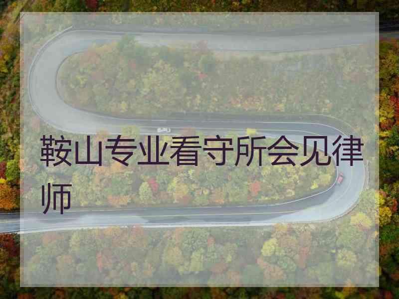 鞍山专业看守所会见律师