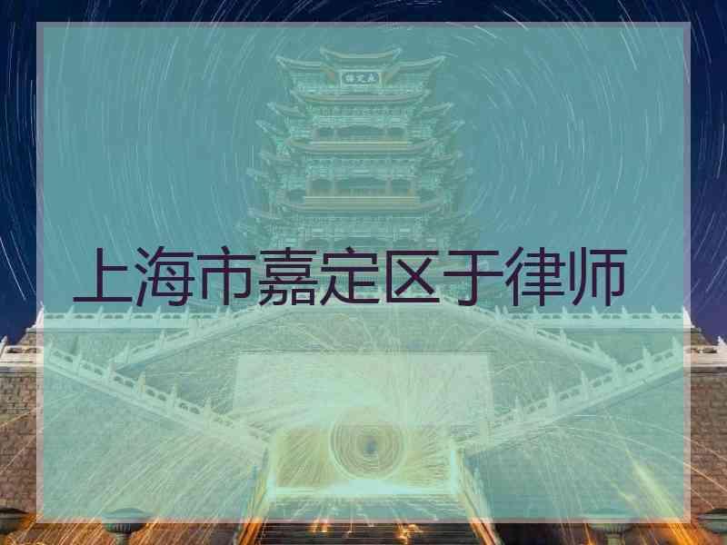 上海市嘉定区于律师