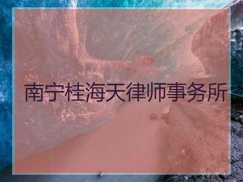 南宁桂海天律师事务所