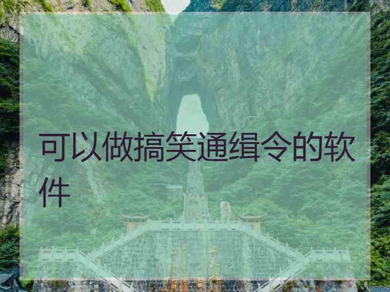 可以做搞笑通缉令的软件