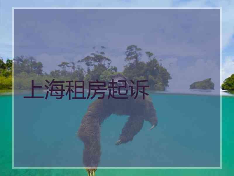 上海租房起诉