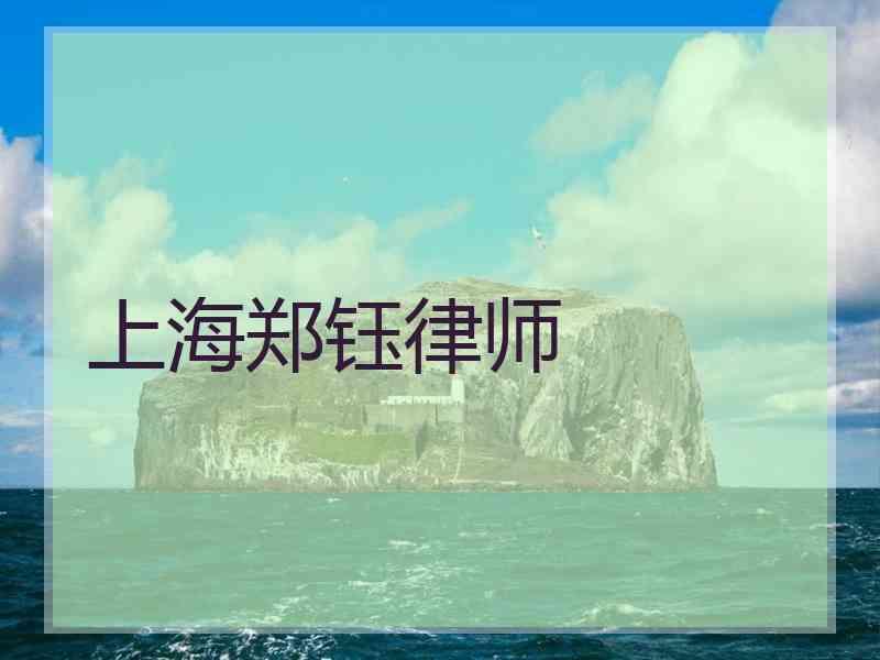 上海郑钰律师