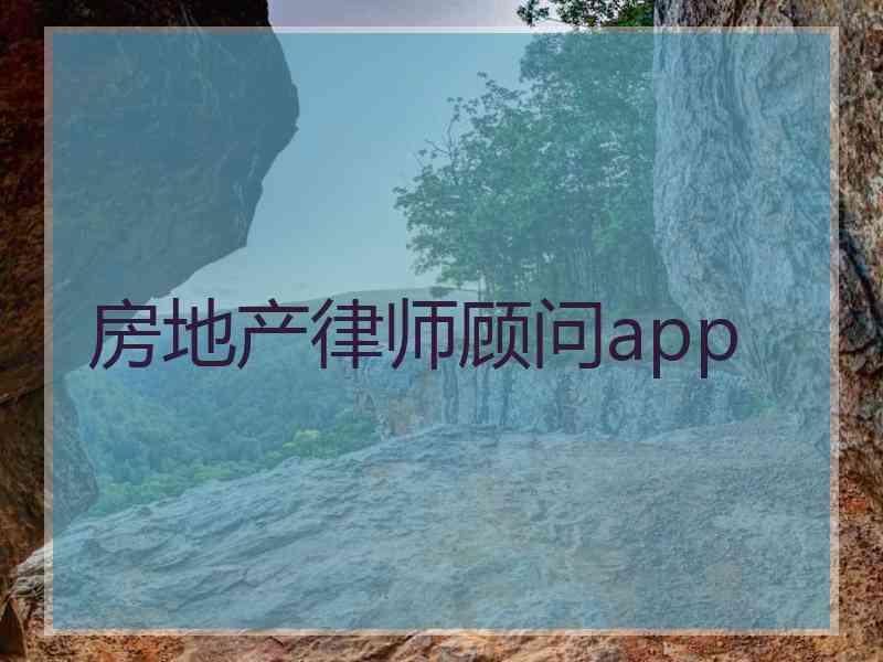 房地产律师顾问app