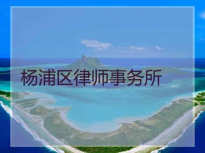 杨浦区律师事务所