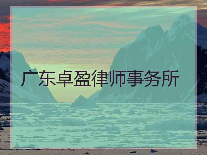 广东卓盈律师事务所